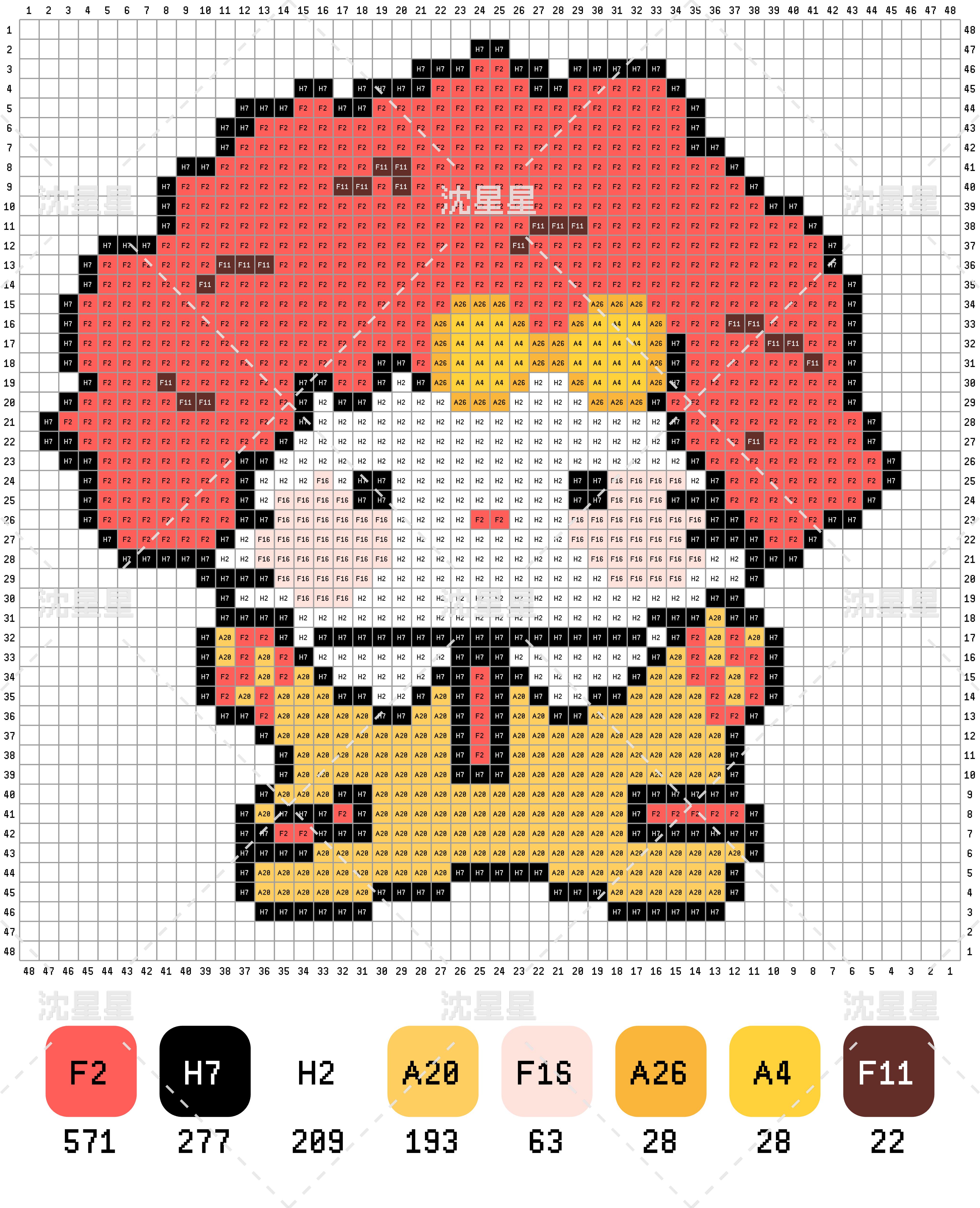 hellokitty拼豆图纸可自取第1794张,简单又好看,可保存 hellokitty拼豆图纸可自取第1794张,简单又好看,可保存
