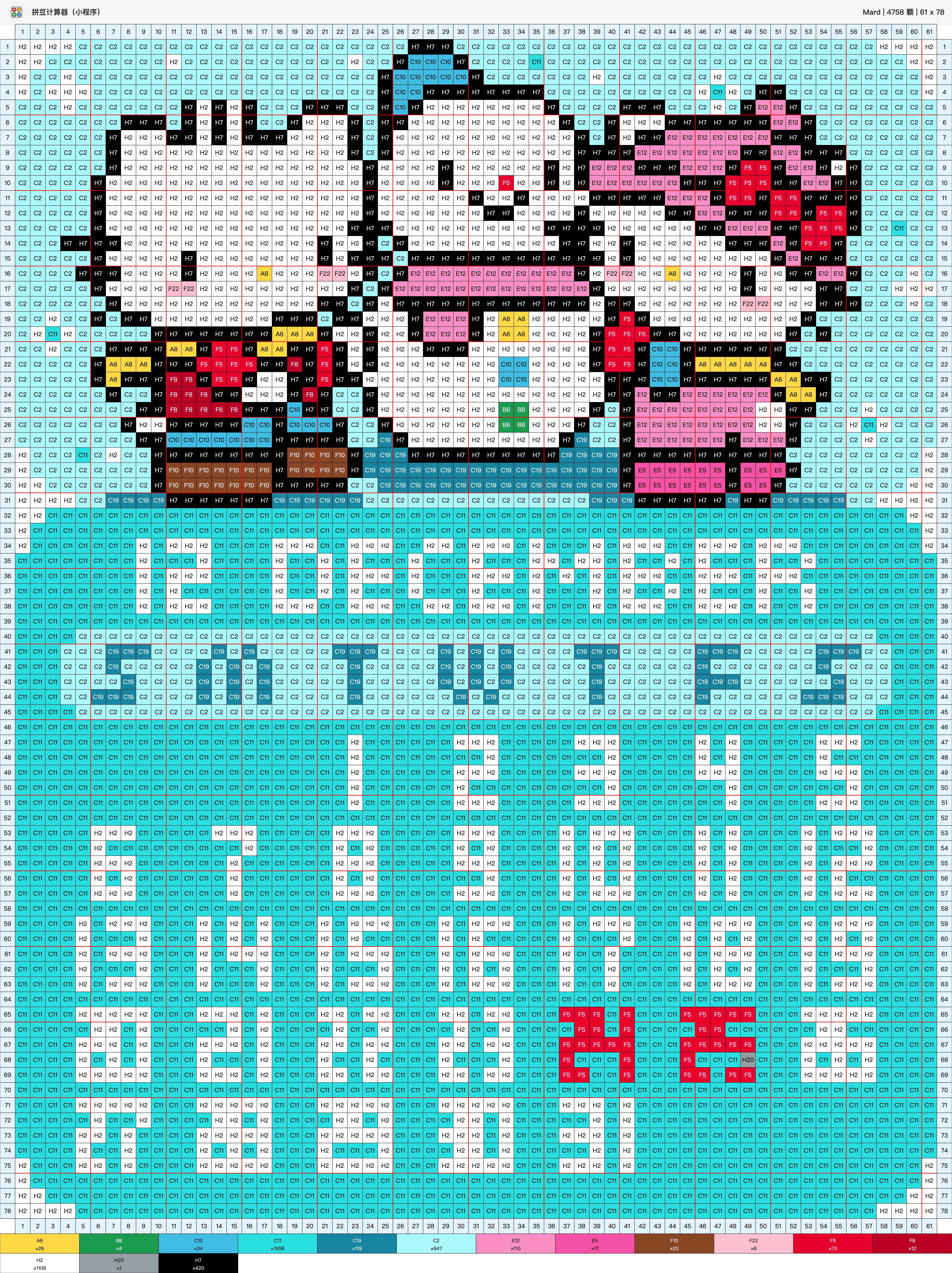 hellokitty拼豆图纸可自取第12张,简单又好看,可保存 hellokitty拼豆图纸可自取第12张,简单又好看,可保存