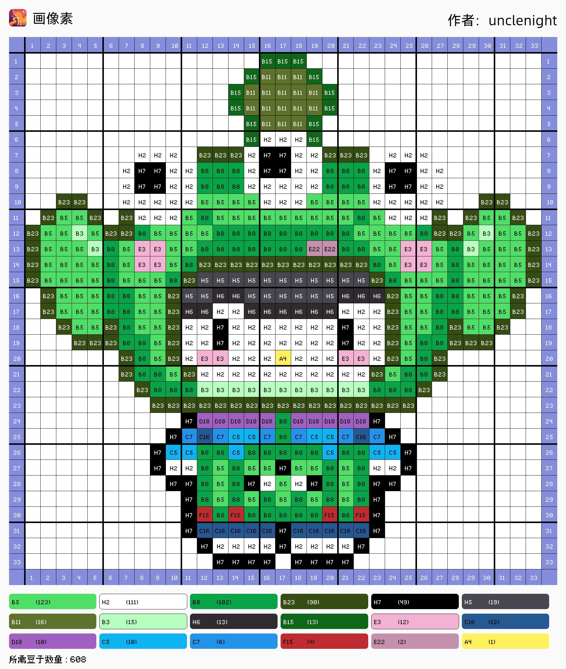 hellokitty拼豆图纸可自取第307张,简单又好看,可保存 hellokitty拼豆图纸可自取第307张,简单又好看,可保存