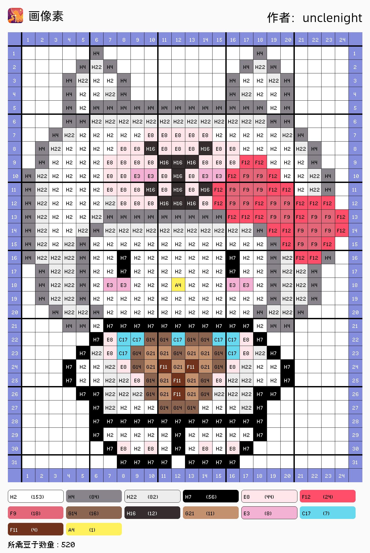 hellokitty拼豆图纸可自取第310张,简单又好看,可保存 hellokitty拼豆图纸可自取第310张,简单又好看,可保存