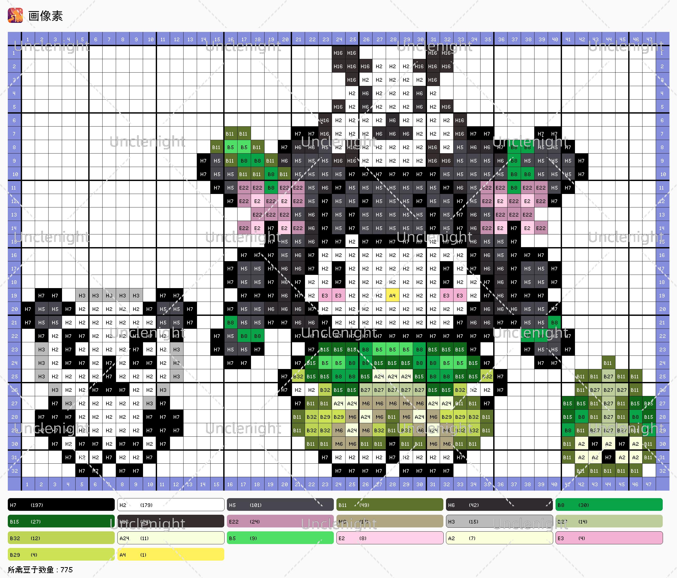 hellokitty拼豆图纸可自取第317张,简单又好看,可保存 hellokitty拼豆图纸可自取第317张,简单又好看,可保存