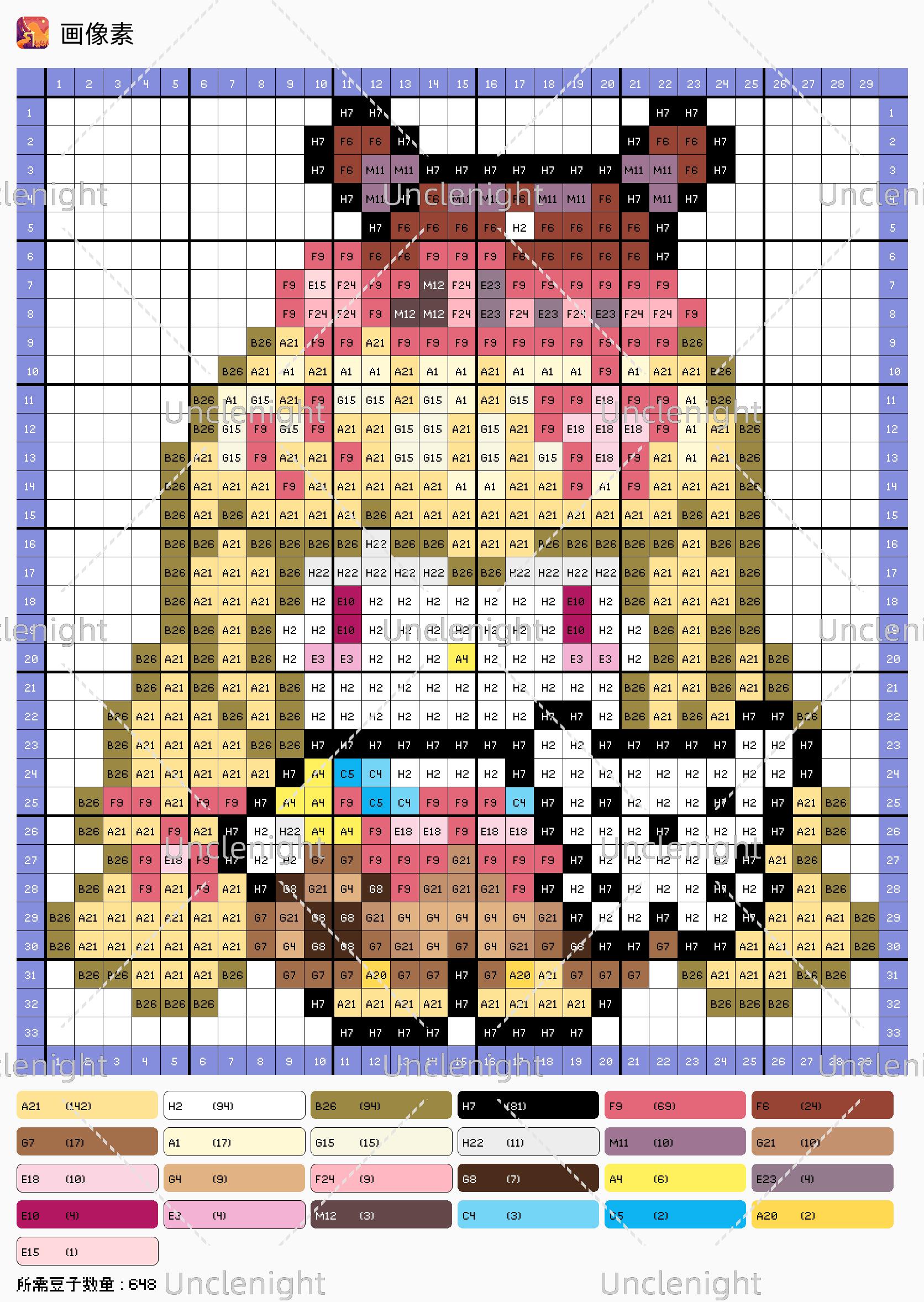 hellokitty拼豆图纸可自取第328张,简单又好看,可保存 hellokitty拼豆图纸可自取第328张,简单又好看,可保存