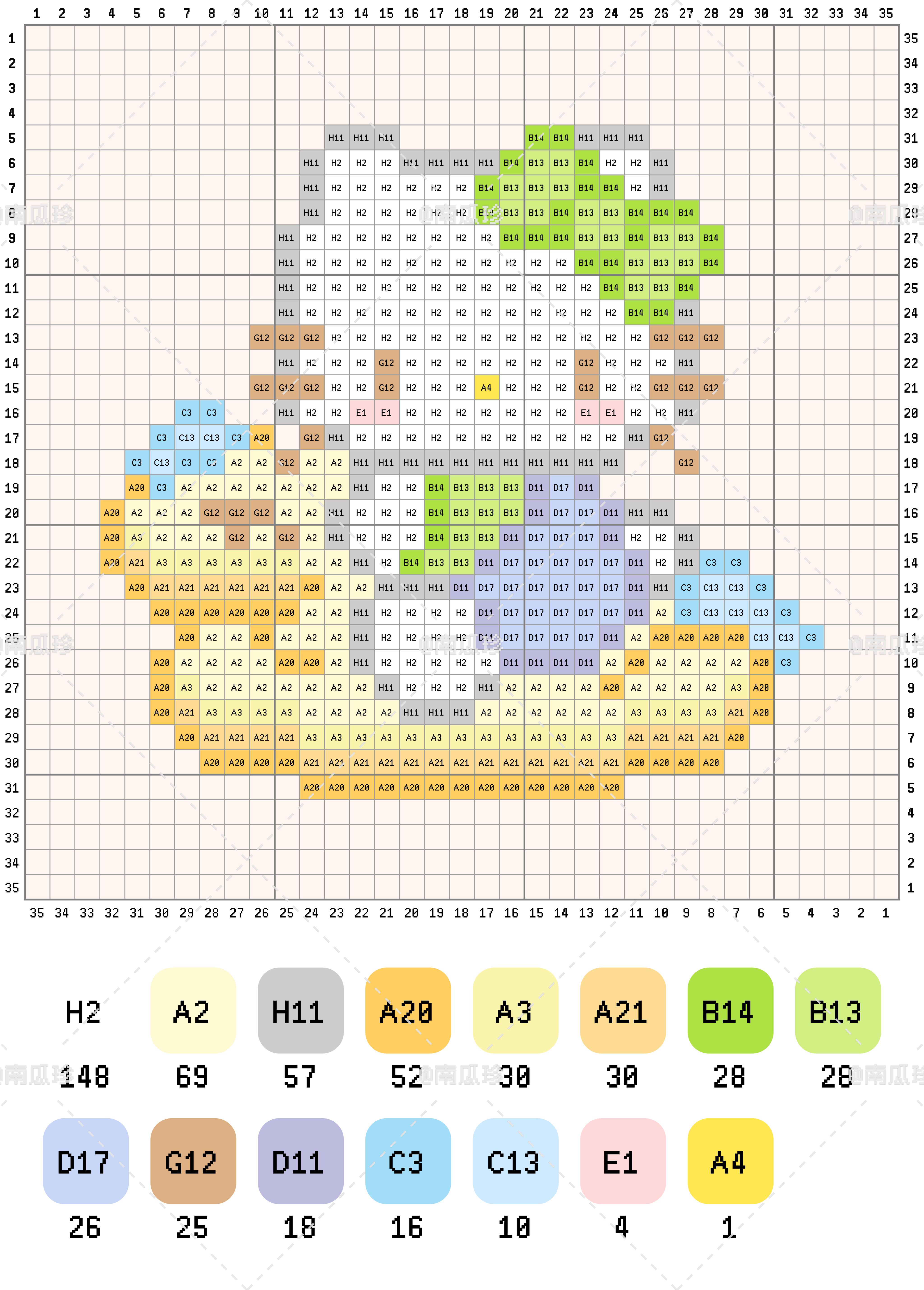 hellokitty拼豆图纸可自取第337张,简单又好看,可保存 hellokitty拼豆图纸可自取第337张,简单又好看,可保存