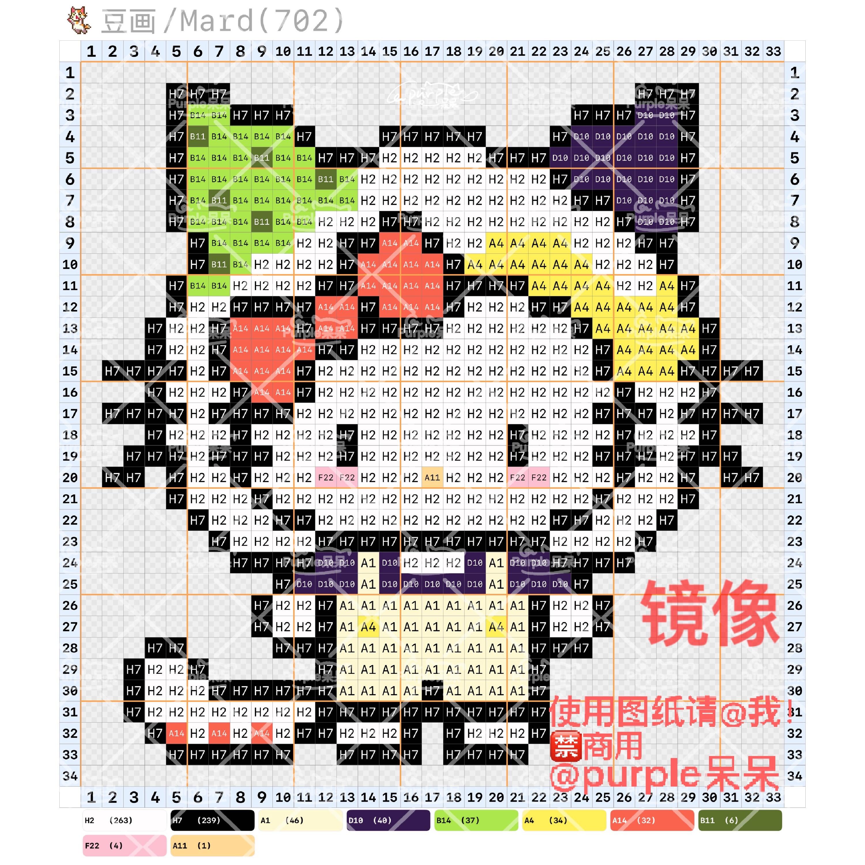 hellokitty拼豆图纸可自取第126张,简单又好看,可保存 hellokitty拼豆图纸可自取第126张,简单又好看,可保存