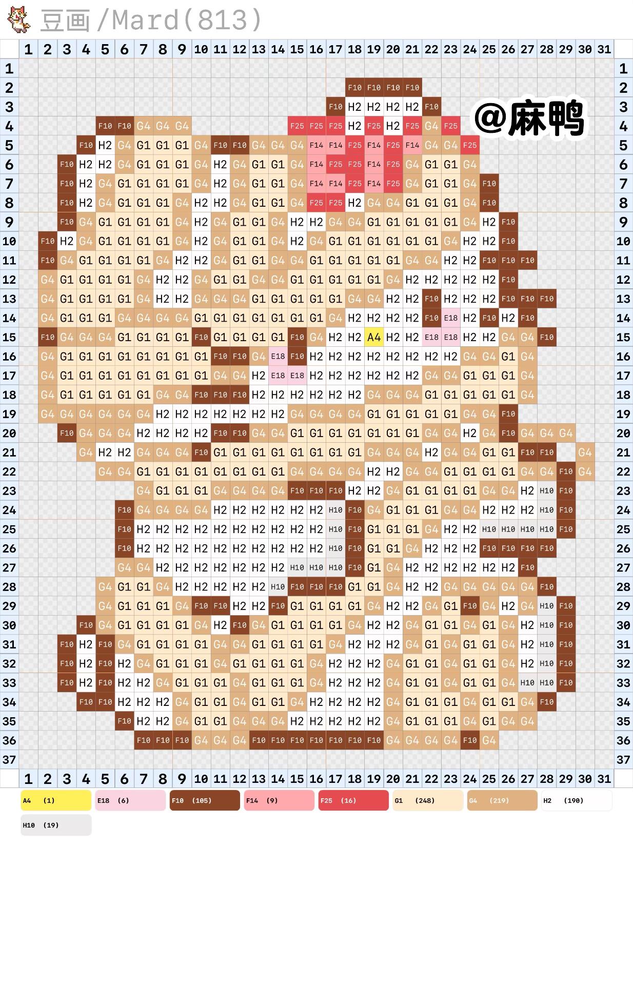 hellokitty拼豆图纸可自取第134张,简单又好看,可保存 hellokitty拼豆图纸可自取第134张,简单又好看,可保存