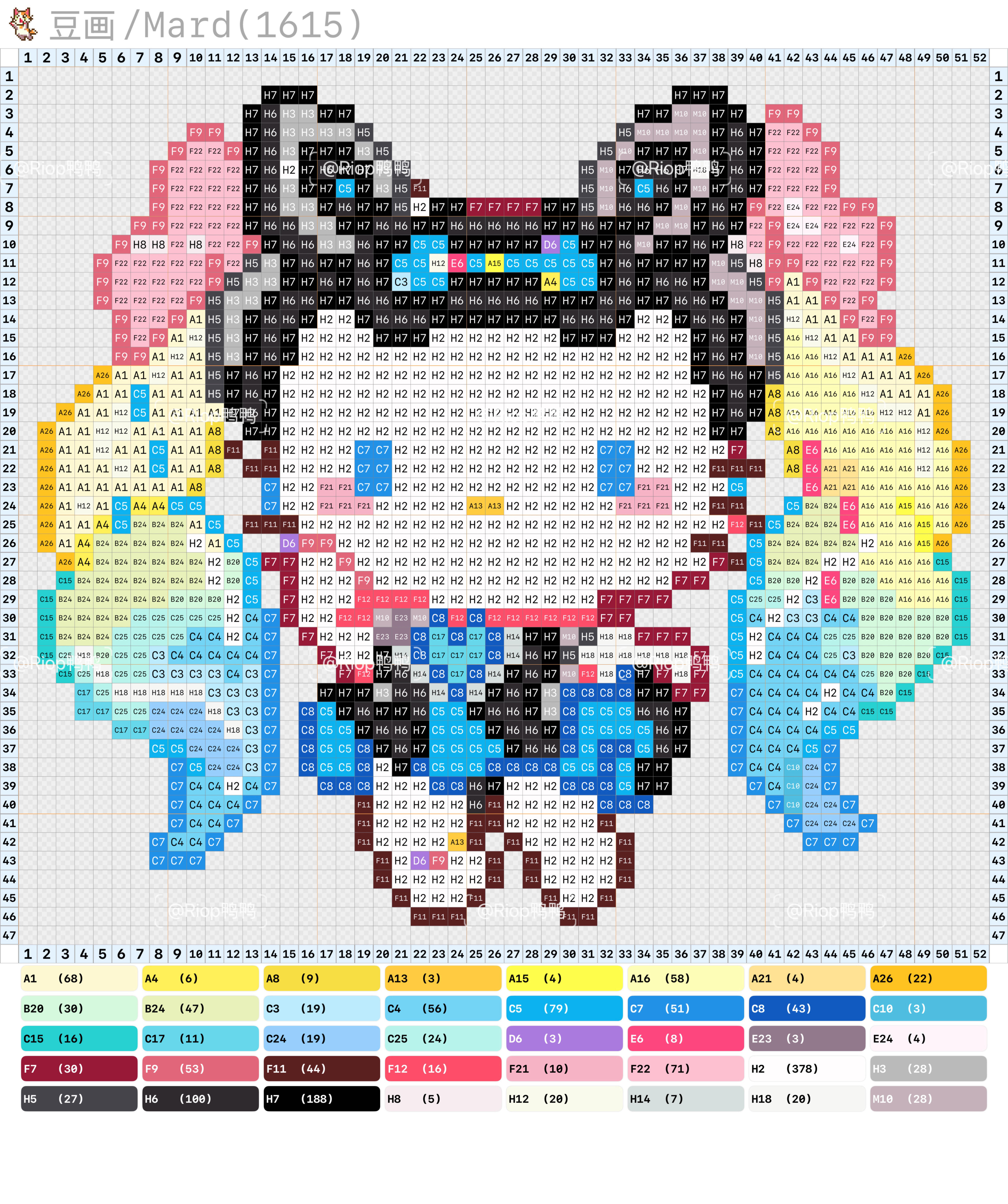 hellokitty拼豆图纸可自取第173张,简单又好看,可保存 hellokitty拼豆图纸可自取第173张,简单又好看,可保存
