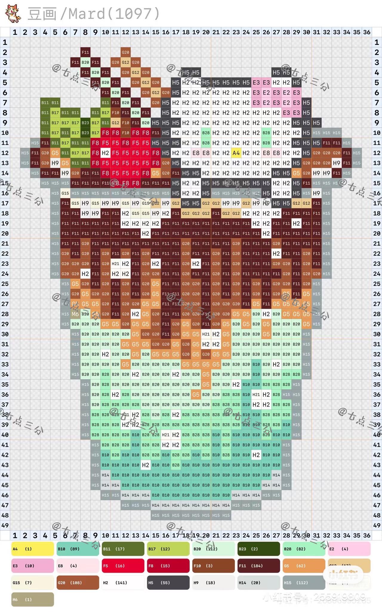 hellokitty拼豆图纸可自取第243张,简单又好看,可保存 hellokitty拼豆图纸可自取第243张,简单又好看,可保存