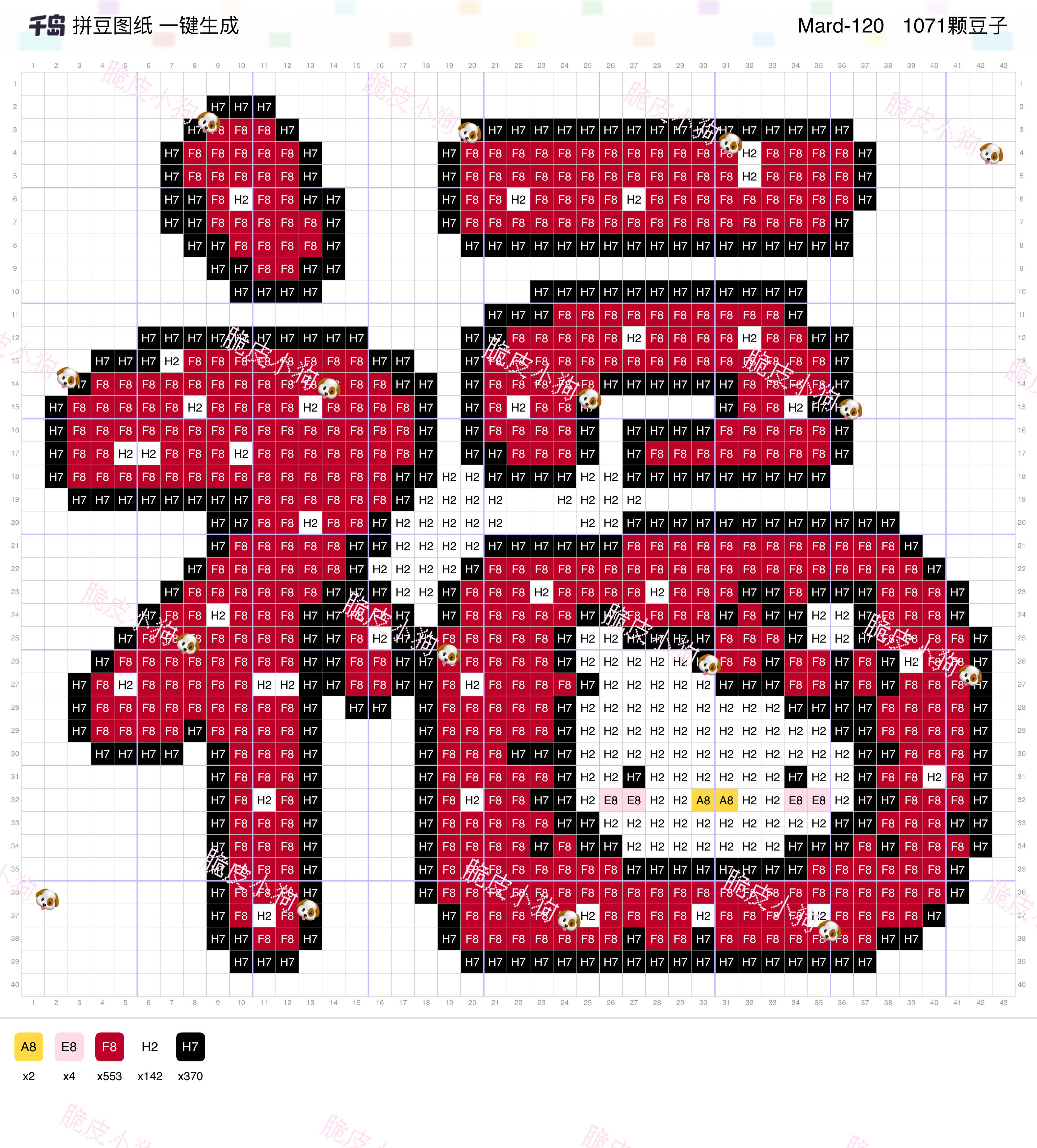 hellokitty拼豆图纸可自取第244张,简单又好看,可保存 hellokitty拼豆图纸可自取第244张,简单又好看,可保存