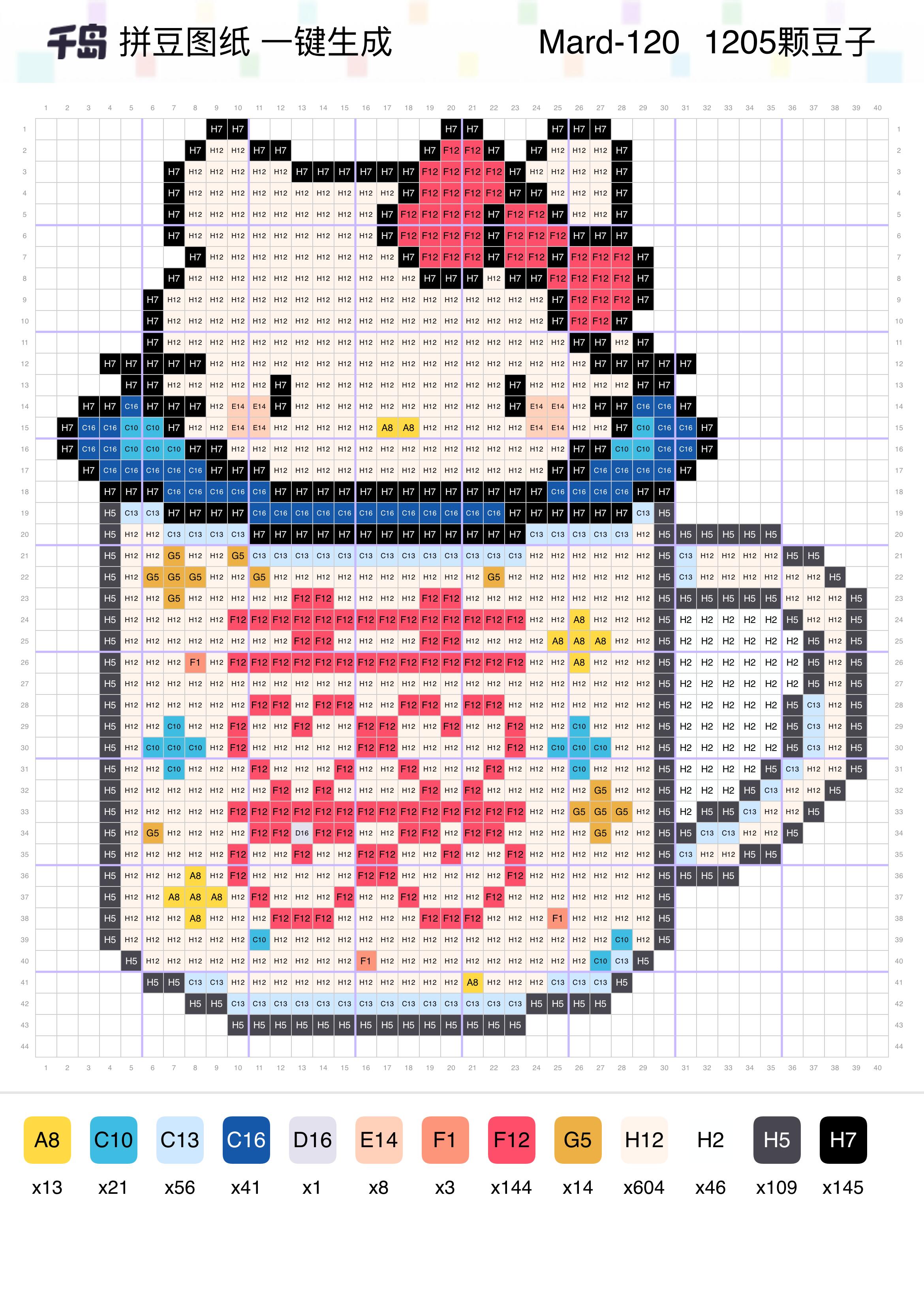 hellokitty拼豆图纸可自取第251张,简单又好看,可保存 hellokitty拼豆图纸可自取第251张,简单又好看,可保存
