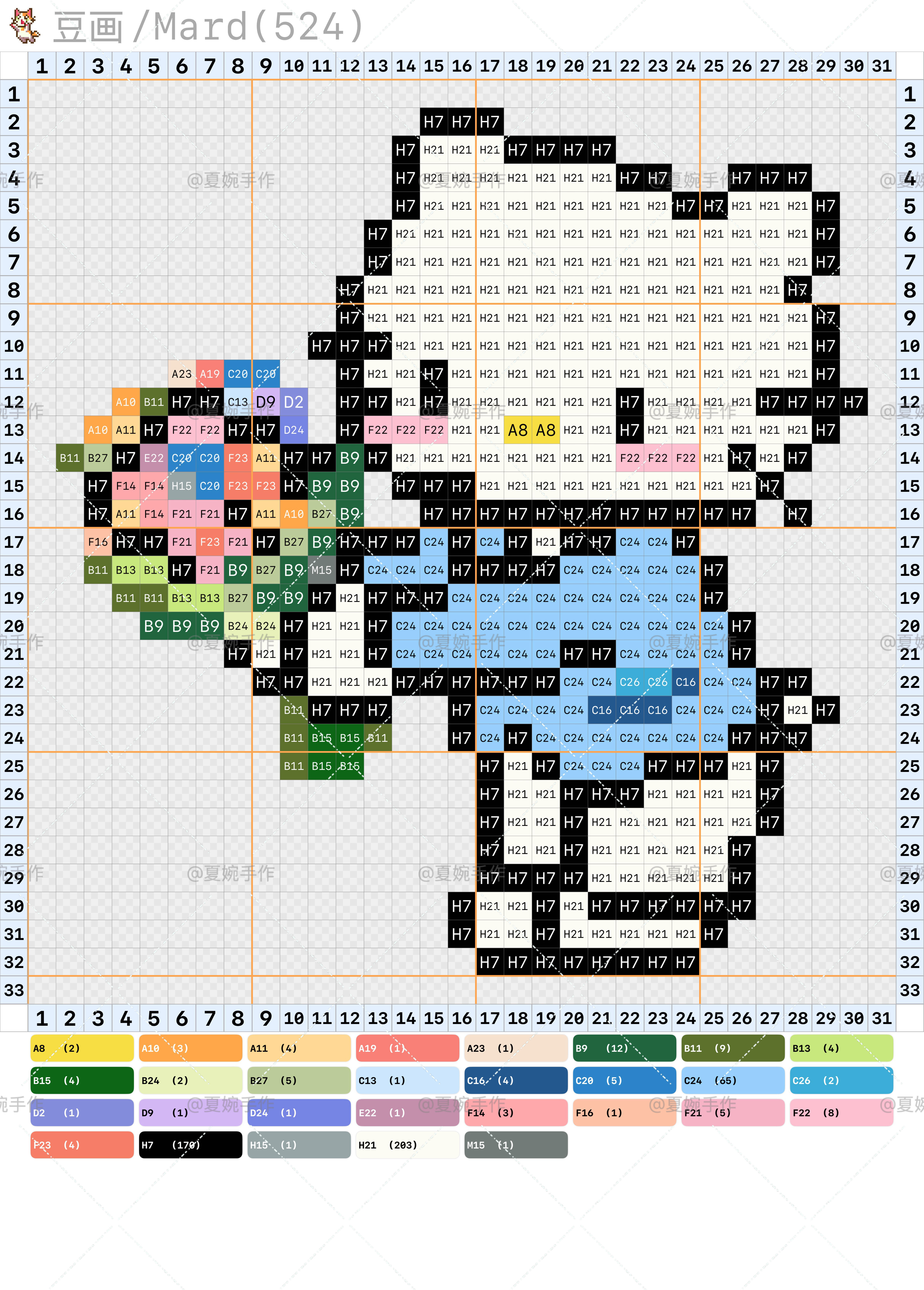 hellokitty拼豆图纸可自取第279张,简单又好看,可保存 hellokitty拼豆图纸可自取第279张,简单又好看,可保存