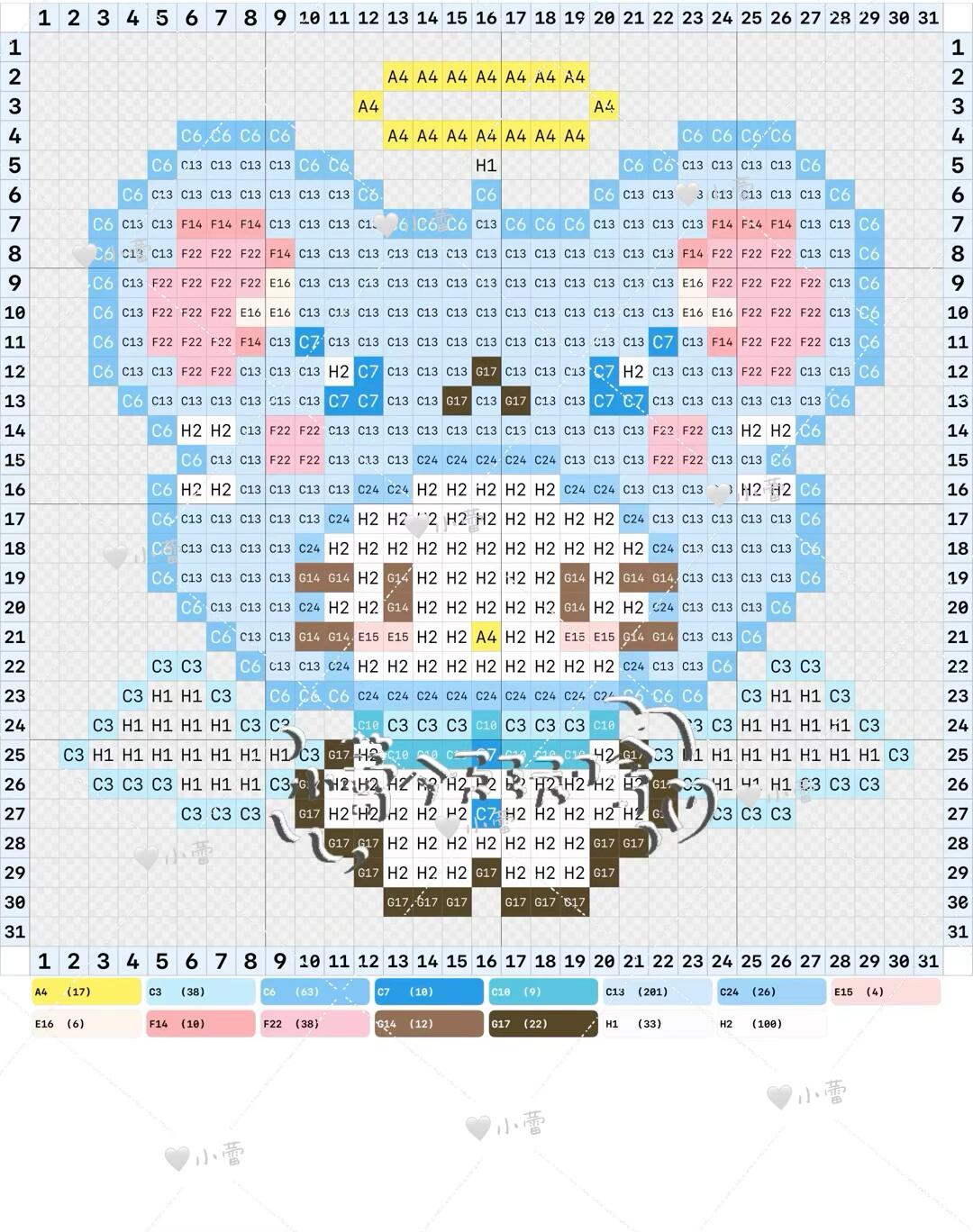 hellokitty拼豆图纸可自取第281张,简单又好看,可保存 hellokitty拼豆图纸可自取第281张,简单又好看,可保存
