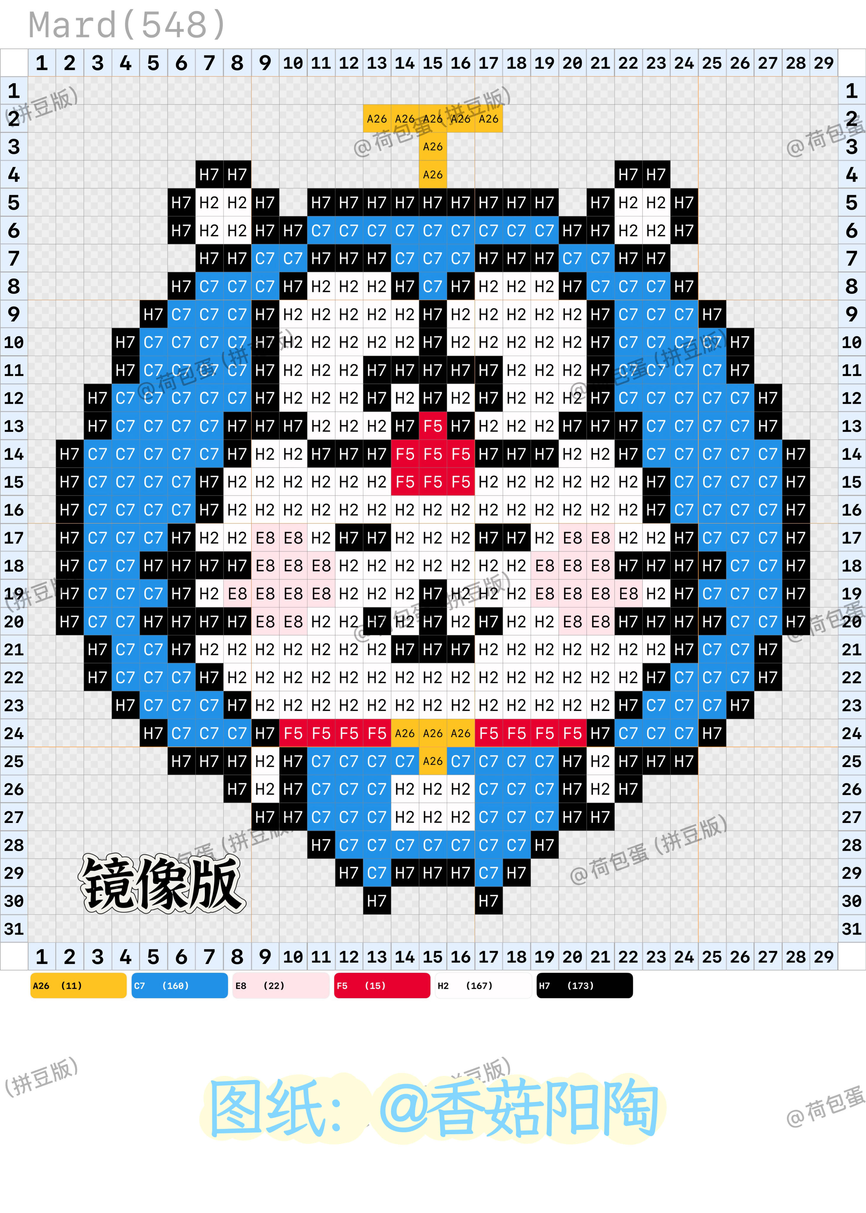 哆啦A梦拼豆图纸可自取第20张,简单又好看,可保存 哆啦A梦拼豆图纸可自取第20张,简单又好看,可保存