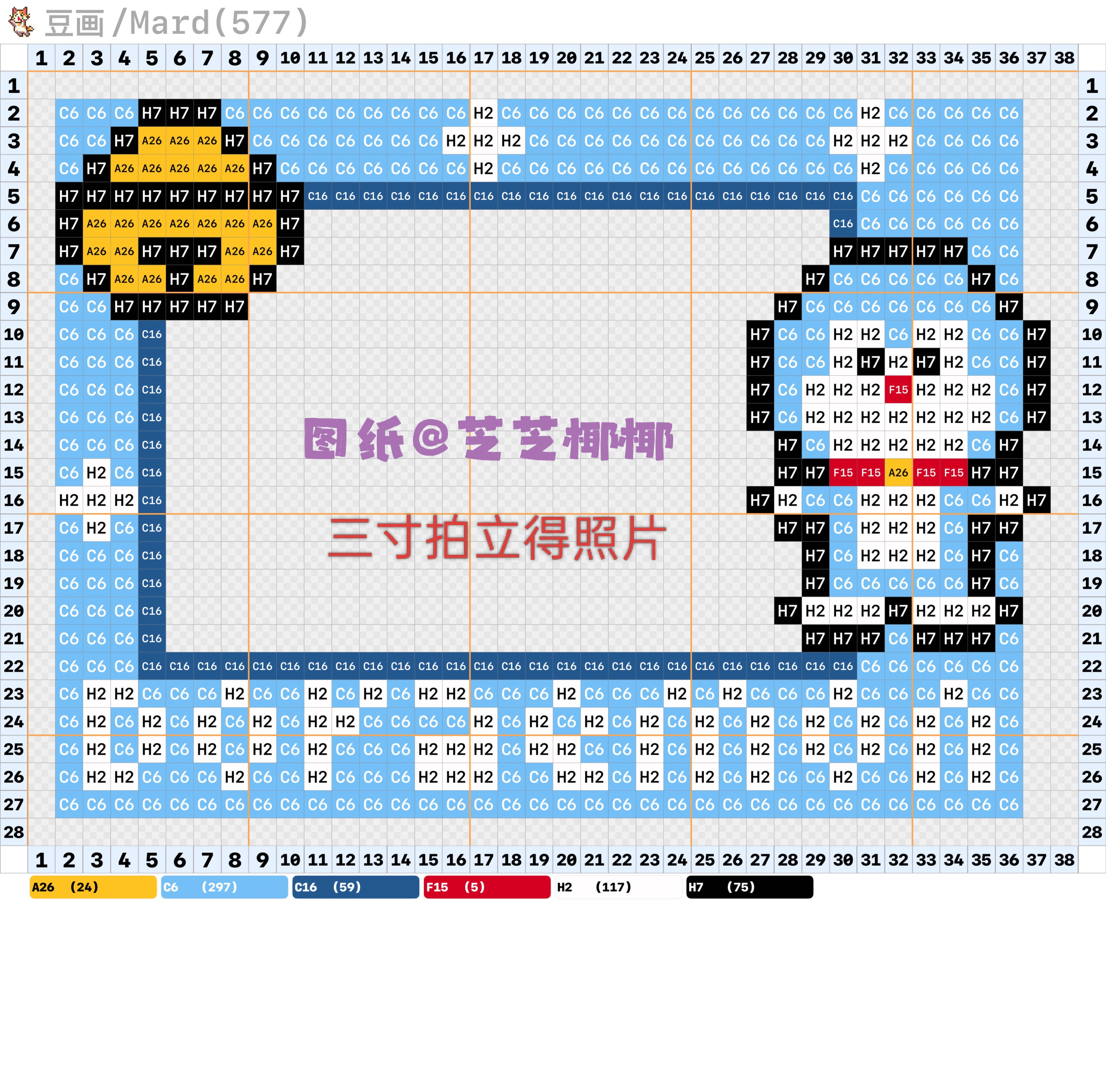 哆啦A梦拼豆图纸可自取第63张,简单又好看,可保存 哆啦A梦拼豆图纸可自取第63张,简单又好看,可保存