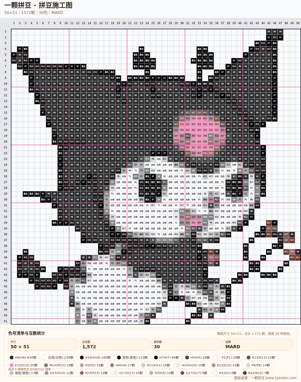 generated 004 美乐蒂库洛米拼豆图纸 第01组 20260618-081644拼豆图纸可自取第13张,简单又好看,可保存 generated 004 美乐蒂库洛米拼豆图纸 第01组 20260618-081644拼豆图纸可自取第13张,简单又好看,可保存