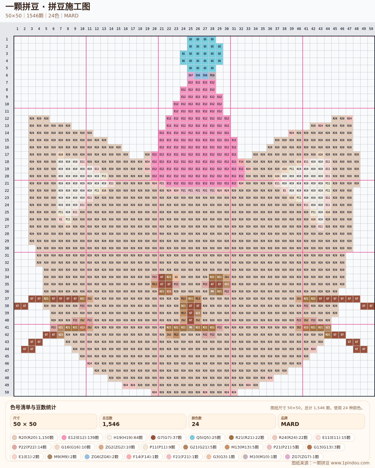 generated 999 20X20甜品蛋糕小动物拼豆图纸 第02组 20260618-084432拼豆图纸可自取第4张,简单又好看,可保存 generated 999 20X20甜品蛋糕小动物拼豆图纸 第02组 20260618-084432拼豆图纸可自取第4张,简单又好看,可保存
